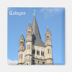 Imã igreja de Gross St. Martin em Colônia souvenir