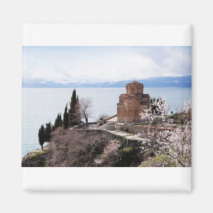 Imã Igreja de Ruas João em Kaneo em Ohrid