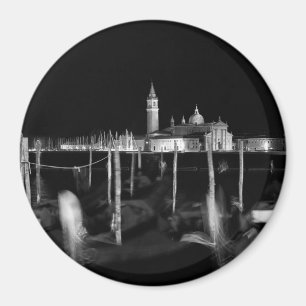 Imã Igreja de San Giorgio Maggiore, gondolas em Veneza