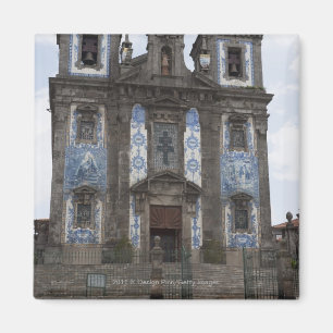 Imã Igreja de Santo Ildenfonso com painéis do azulejo