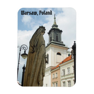 Ímã Igreja e estátua de Varsóvia, Polônia