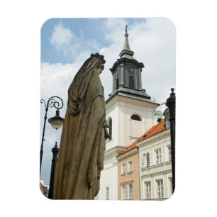 Ímã Igreja e estátua de Varsóvia, Polônia