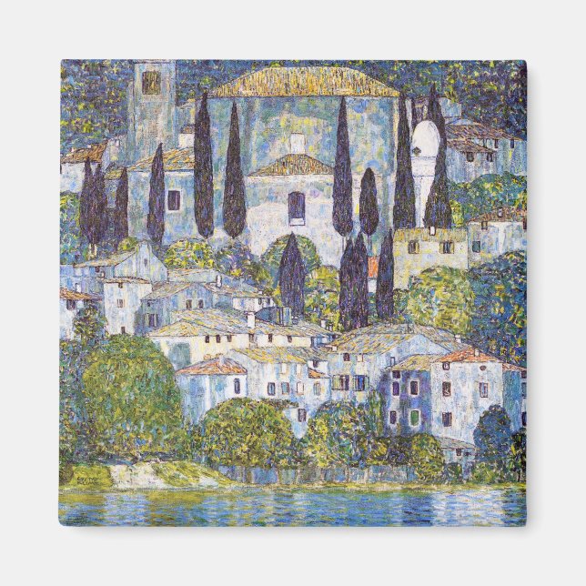 Imã Igreja em Cassone, Gustav Klimt (Frente)
