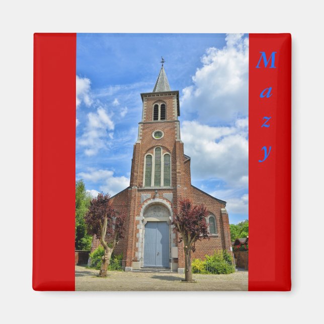 Imã Igreja em Mazy, Ville de Gembloux, Bélgica (Frente)