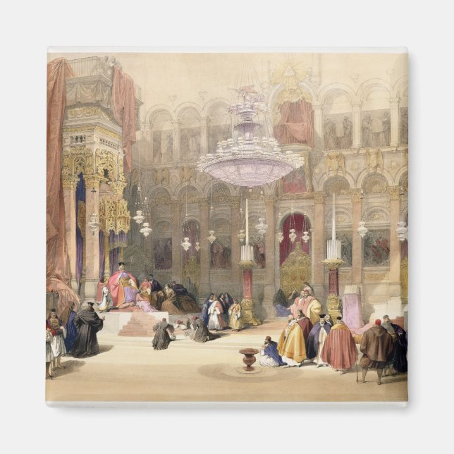 Imã Igreja Grega do Santo Sepultor, Jerusalém, Abr (Frente)