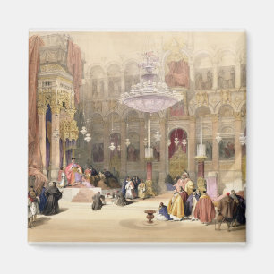 Imã Igreja grega do Sepulchre santamente, Jerusalem,