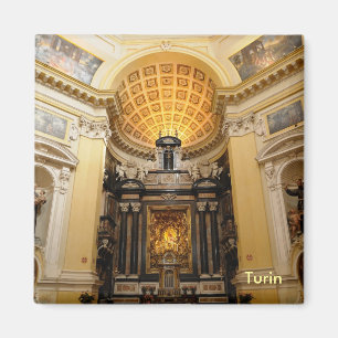Imã igreja Monte Cappuccini na montanha em Turim