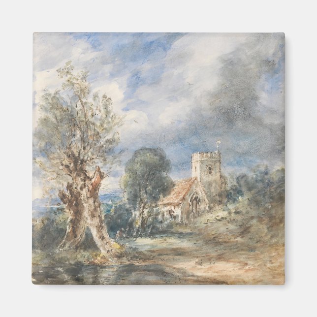 Imã Igreja Stoke Poges (1834) John Constable (Frente)