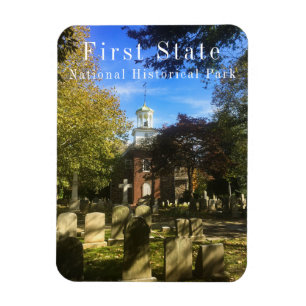 Ímã Igreja Sueca Velha e Churchyard, Primeiro Estado N