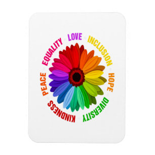 Ímã Igualdade Amor Inclusão Esperança Diversidade Bond