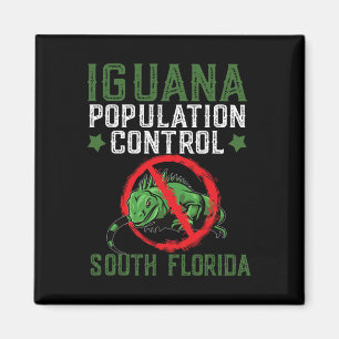 Imã Iguana Hunting Design para South Florida Iguana Hu