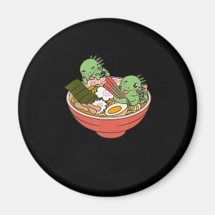 Imã Iguana Kawaii Ramen Funny Pet Gift