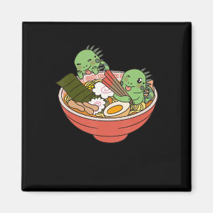Imã Iguana Kawaii Ramen Funny Pet Gift