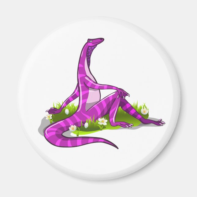 Imã Iguanodon Mostrando Sua Beleza Natural. (Frente)