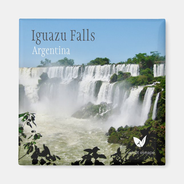 Imã Iguazu Cai na Argentina - ímã de Velvet Escape (Frente)
