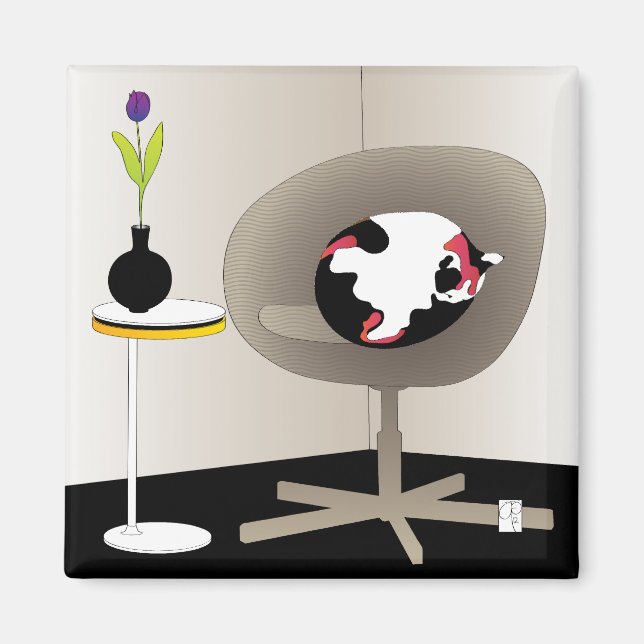 Imã Ikea Interiors Cat Magnet (Frente)