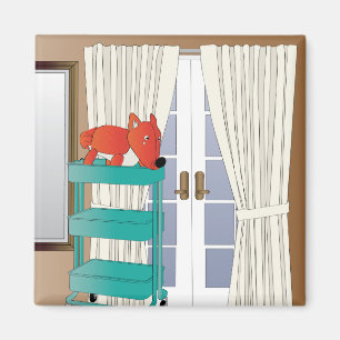 Imã Ikea Interiors Fox Magnet