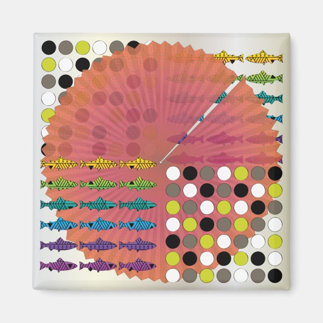 Imã Ikea Kitchen Salmon Magnet (Frente)