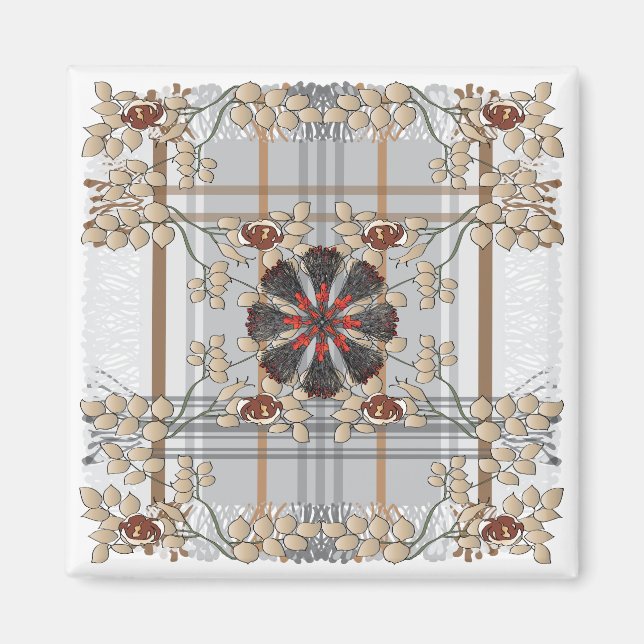 Imã Ikea lança Xadrez marrom (Frente)