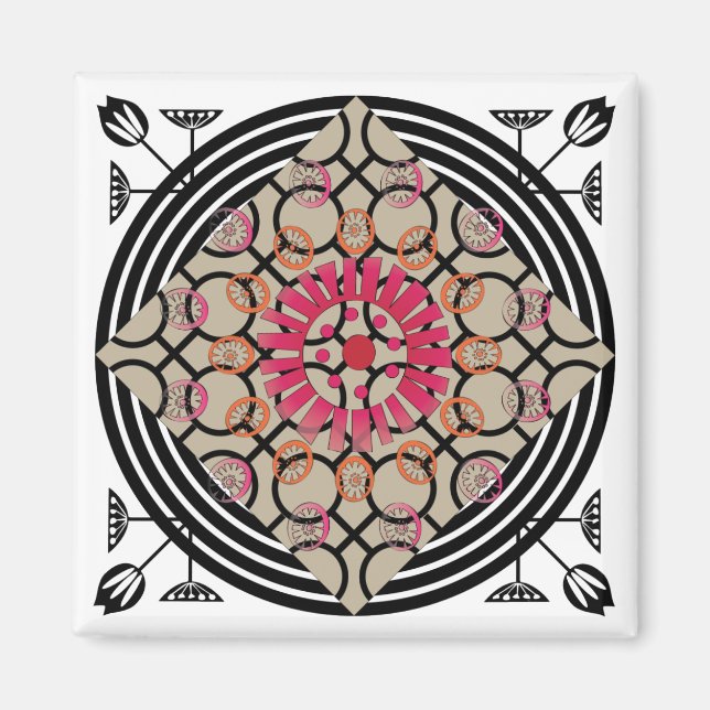 Imã Ikea Rugs Sand Square Magnet (Frente)