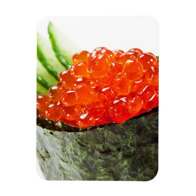 Ímã Ikura (Salmon Roe) Gunkan Maki Sushi (Vertical)