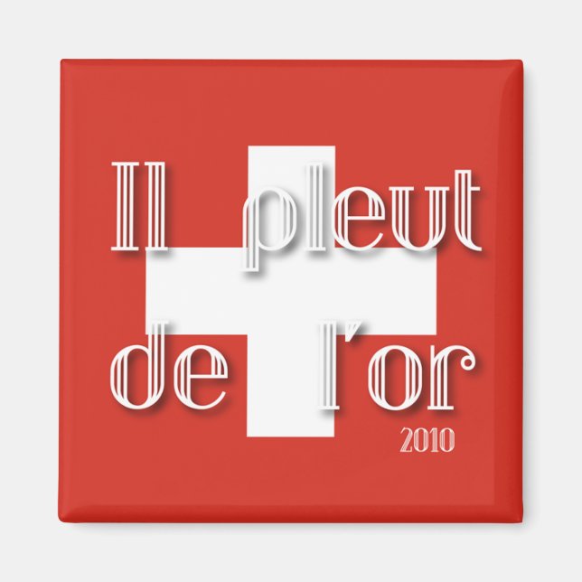 Imã Il pleut de l'or (Frente)