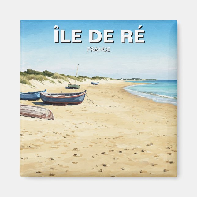 Imã Île de Ré France Viagem (Frente)