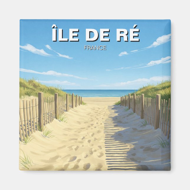 Imã Île de Ré France Viagem (Frente)