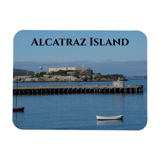 Ímã Ilha Alcatraz - São Francisco #6 Magnet (Horizontal)