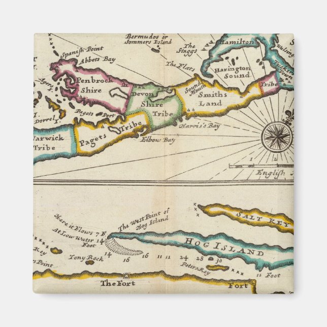 Imã Ilha das Bermudas, Parte de Providence Island (Frente)