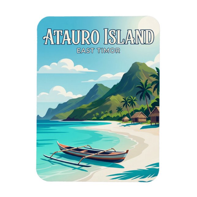 Ímã Ilha de Atauro Timor-Leste (Vertical)