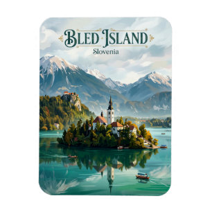 Ímã Ilha de Bled Eslovênia