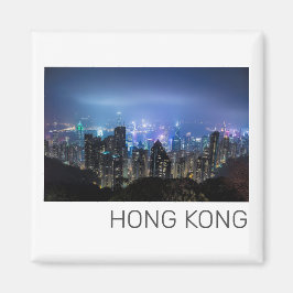 Imã Ilha de Hong Kong - Skyline Panorama Night Souveni