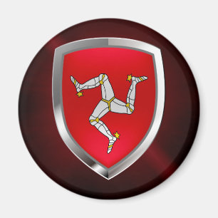 Imã Ilha de Man - Emblema Metálico
