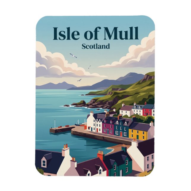 Ímã Ilha de Mull Escócia (Vertical)