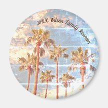 Ilha de Palmeiras Fotográficas Desbotadas pela Reu