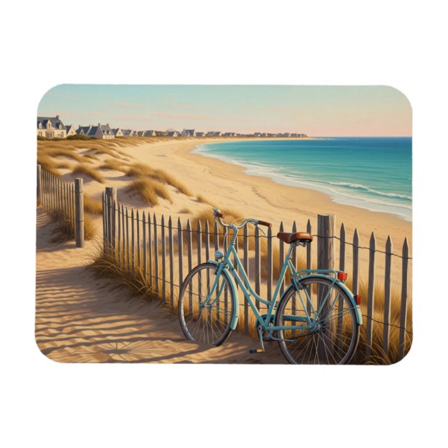 Ímã Ilha de Ré França Bicicleta (Horizontal)