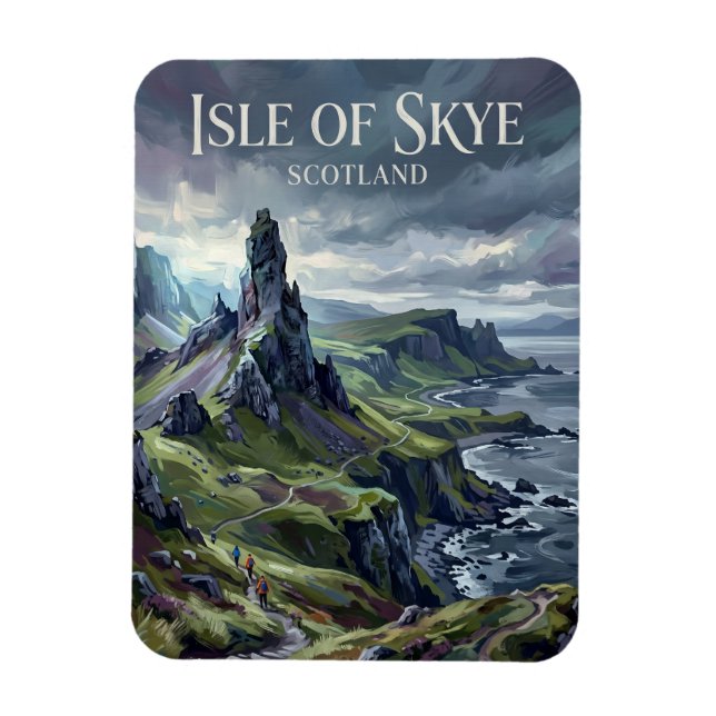 Ímã Ilha de Skye Escócia (Vertical)