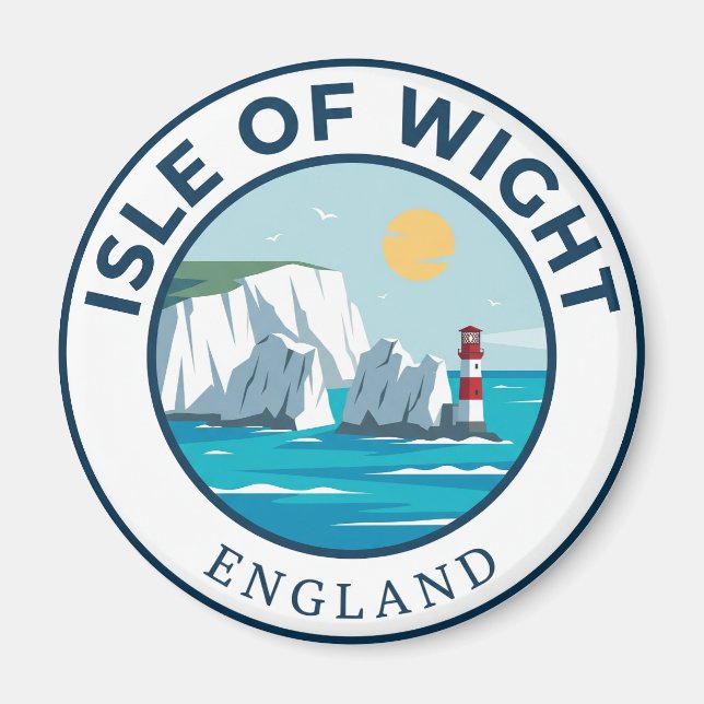 Imã Ilha de Wight Inglaterra (Frente)