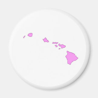 Imã ilha do Havaí rosa