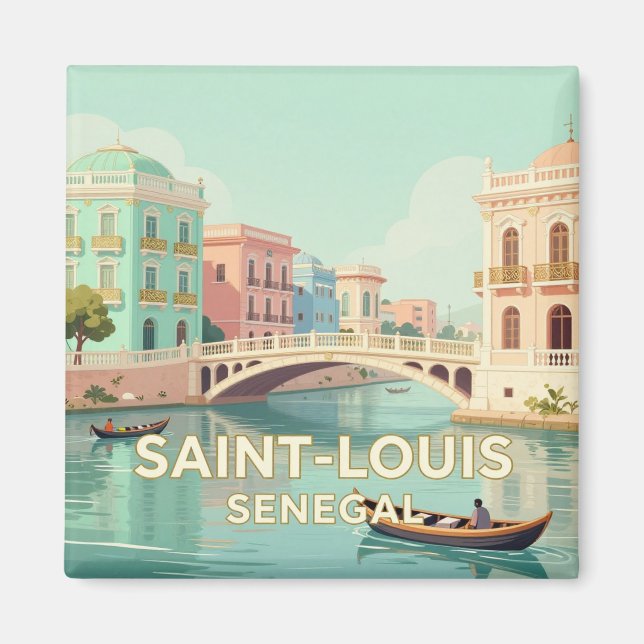Imã 🌊 Ilha do Rio Senegal Saint-Louis (Frente)