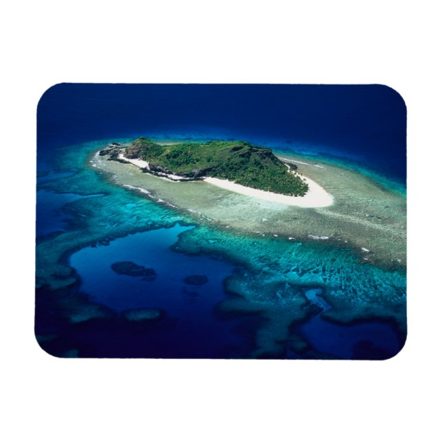 Ímã Ilha Eori, Ilhas Mamanuca, Fiji - aérea (Horizontal)