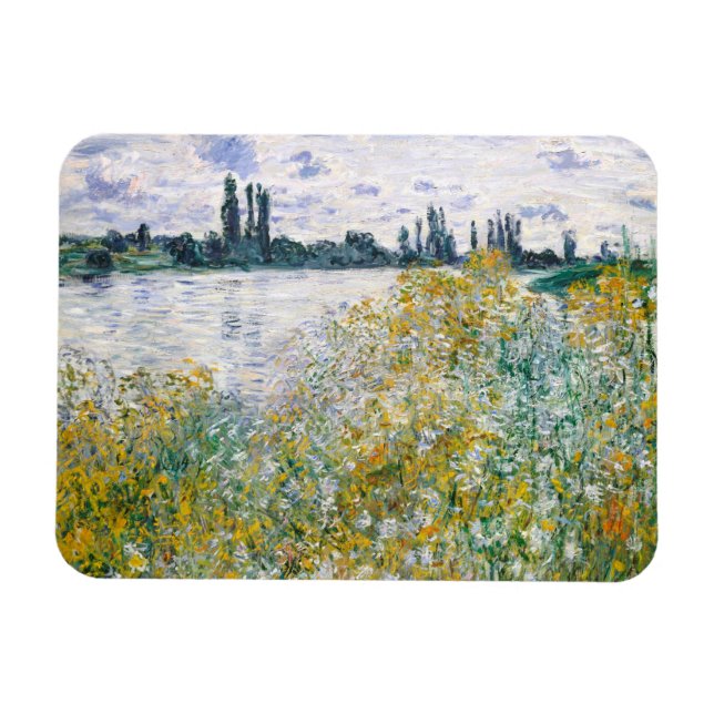 Ímã Ilha Flor perto de Vétheuil, Monet (Horizontal)