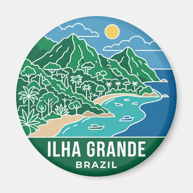 Imã Ilha Grande Brasil (Frente)