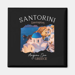 Imã Ilha grega Santorini Grécia Oia Village Blue Chu