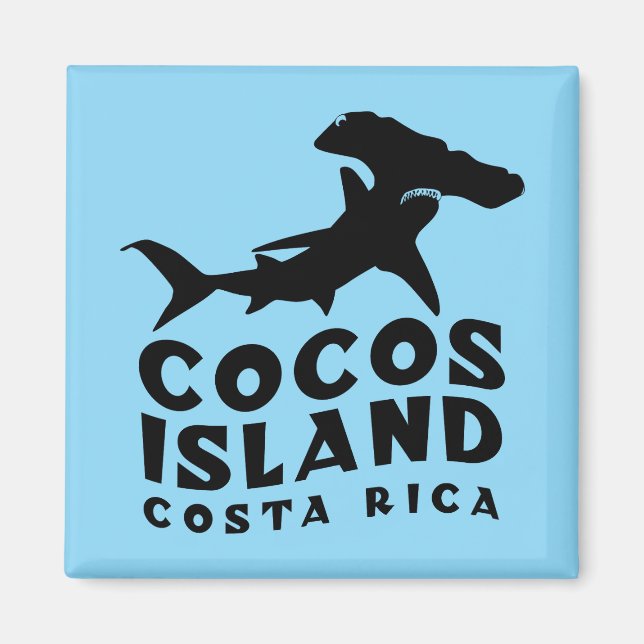 Imã Ilha Hammerhead Shark Cocos (Frente)