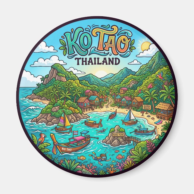 Imã Ilha Ko Tao Tailândia (Frente)