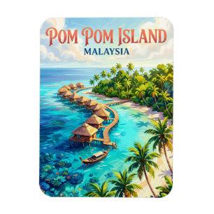 Ímã Ilha Pom Pom Malásia