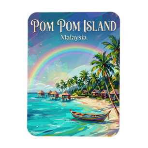 Ímã Ilha Pom Pom Malásia