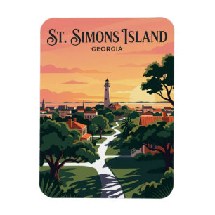 Ímã Ilha St. Simons EUA